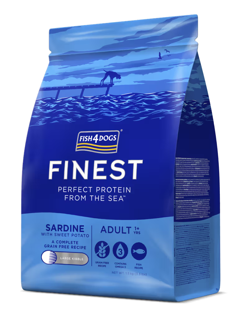 Fish4Pets Finest Perro Adulto Sardina - Pienso seco para perro