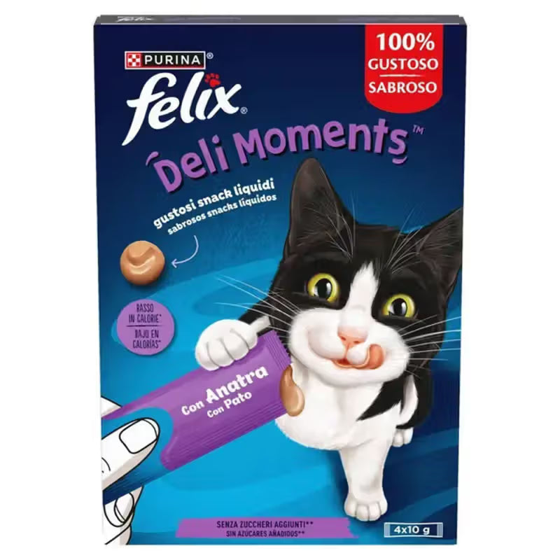 Felix Deli Moments Gato Pato - Snack para gato