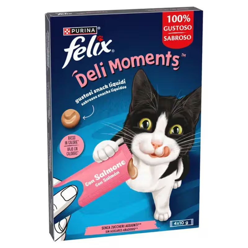 Felix Deli Moments Gato Salmón - Snack para gato