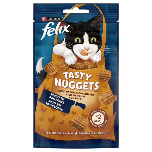 Felix Tasty Nuggets Gato Adulto Pollo y Pato - Snack para gato