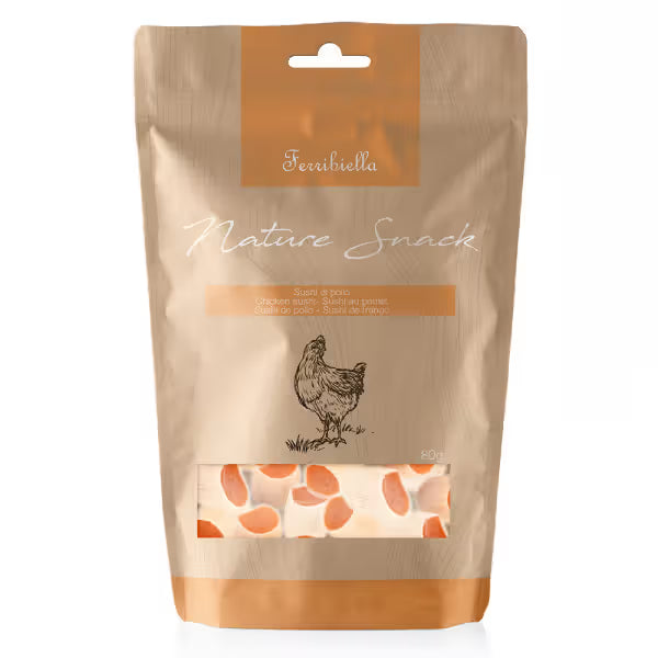 Ferribiella Snacks de Sushi Perro Pollo - Snack para perro