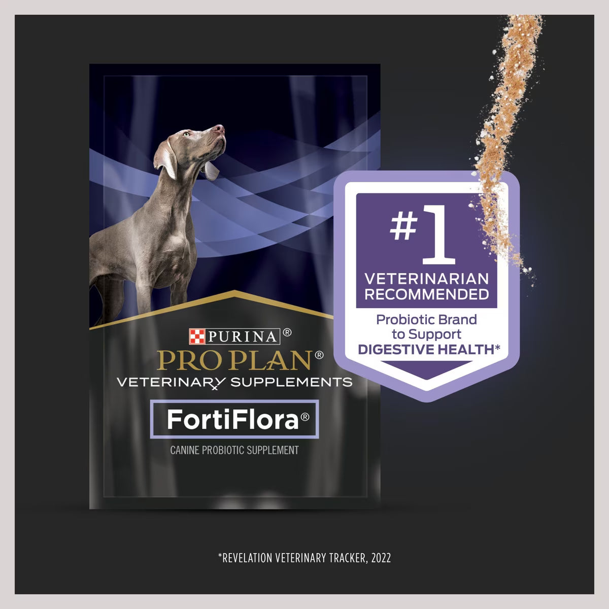 Pro Plan Dog Fortiflora Suplemento para perros | 30 sobres de 1 g