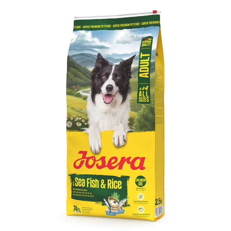 Josera All Sizes Cão Adulto Grain-Free Peixe do Oceano e Arroz - Ração seca para cão