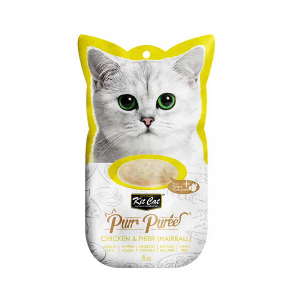 Kit Cat Purr Puree Gato Pollo Grain-Free - Comida húmeda para gato