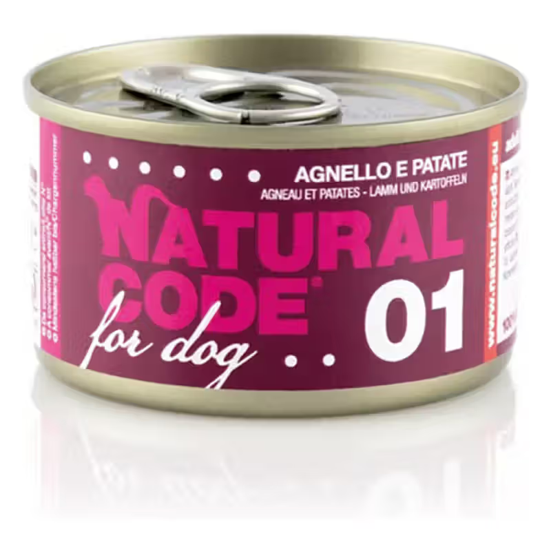 Natural Code 01 Dog Lamb and Potato - Wet dog food