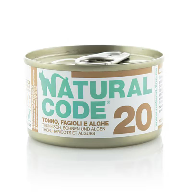 Natural Code 20 Cat Tuna, Beans and Seaweed - Wet cat food