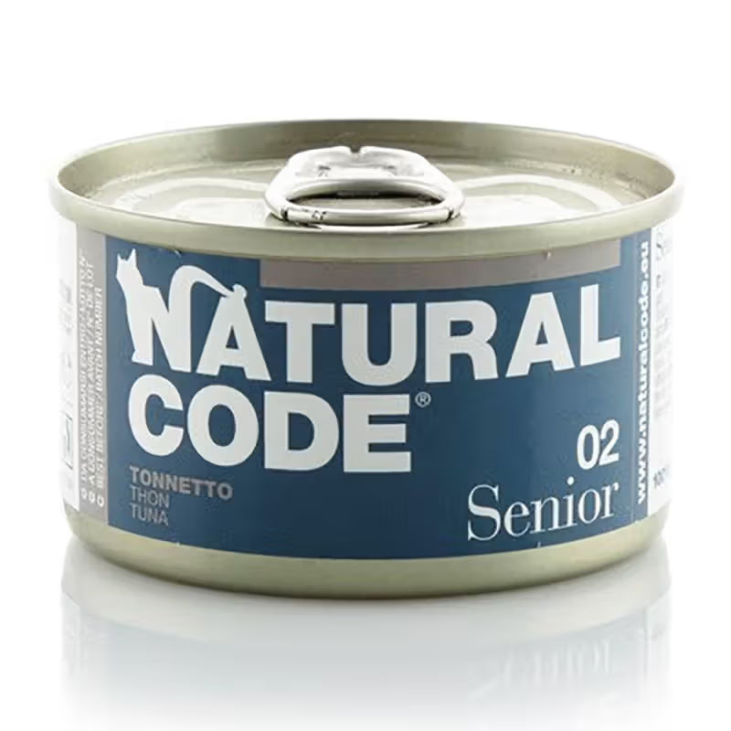 Natural Code 02 Gato Senior Atún y Arroz - Comida húmeda para gato