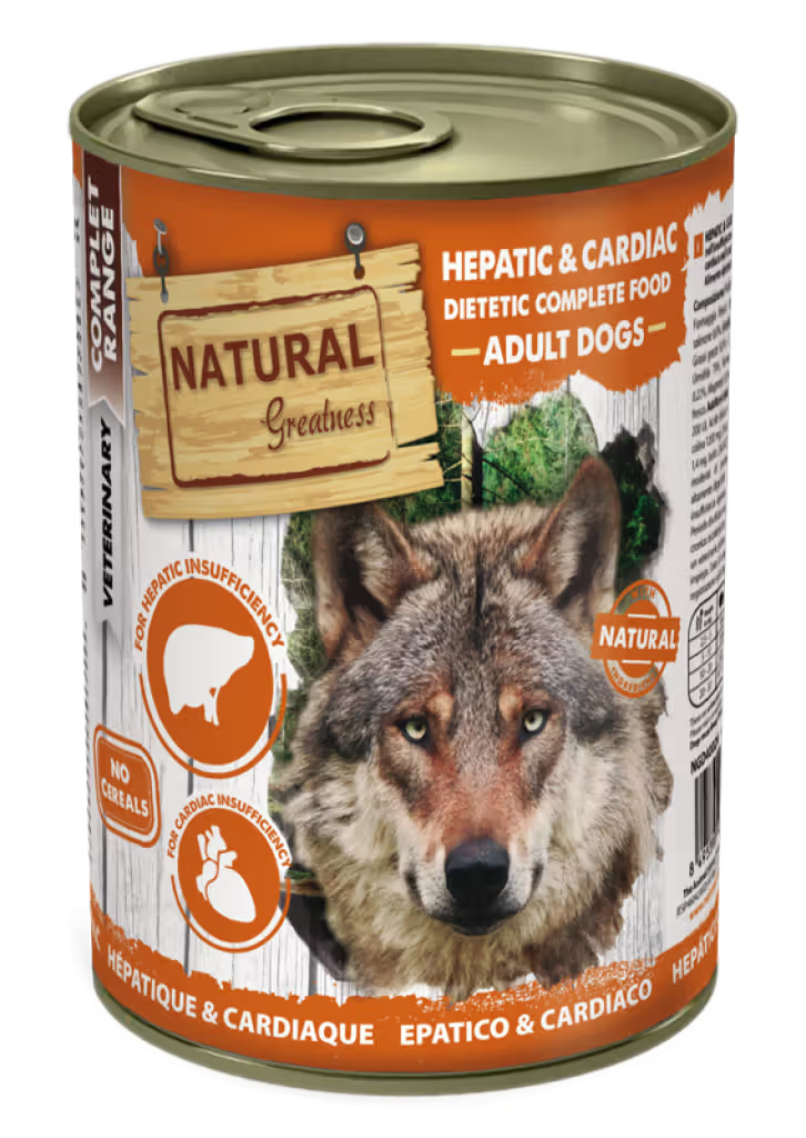Natural Greatness Veterinary Hepatic & Cardiac Perro Pollo Grain-Free - Comida húmeda para perro para insuficiencia hepática y cardíaca
