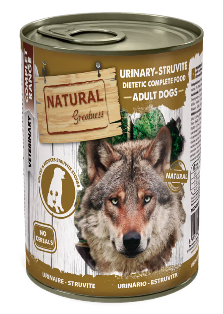 Natural Greatness Veterinary Urinary-Struvite Perro Pollo Grain-Free - Comida húmeda para perro para problemas urinarios y cálculos de estruvita