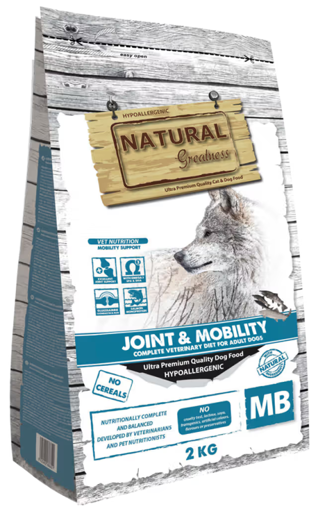 Natural Greatness Veterinary Joint & Mobility Cão Adulto Salmão Grain-Free - Ração seca para cão para suporte articular