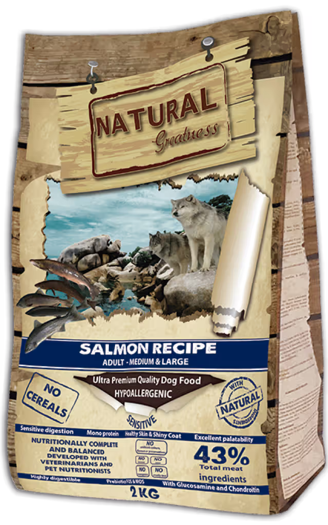 Natural Greatness Salmon Sensitive Perro Adulto Salmón Grain-Free - Pienso seco para perro con sensibilidad digestiva