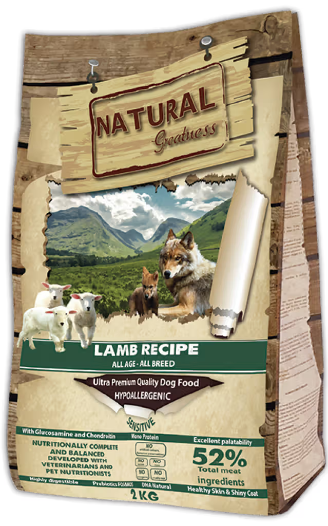 Natural Greatness Lamb Sensitive Perro Adulto Cordero - Pienso seco para perro con sensibilidad digestiva