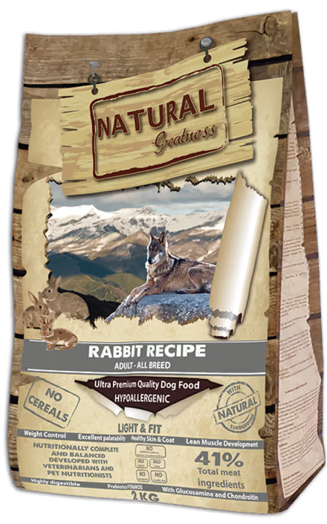 Natural Greatness Light & Fit Perro Adulto Conejo Grain-Free - Pienso seco para perro para control de peso