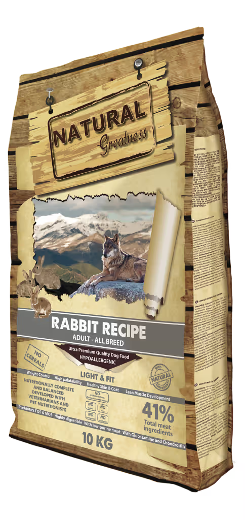 Natural Greatness Light & Fit Perro Adulto Conejo Grain-Free - Pienso seco para perro para control de peso