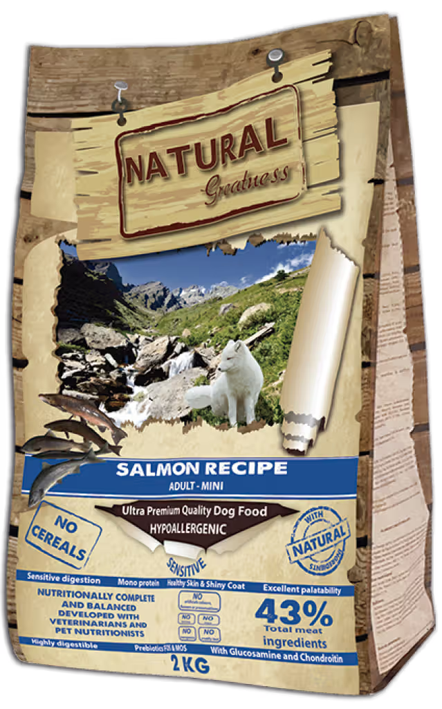 Natural Greatness Salmon Sensitive Mini Perro Adulto Salmón Grain-Free - Pienso seco para perro con sensibilidad