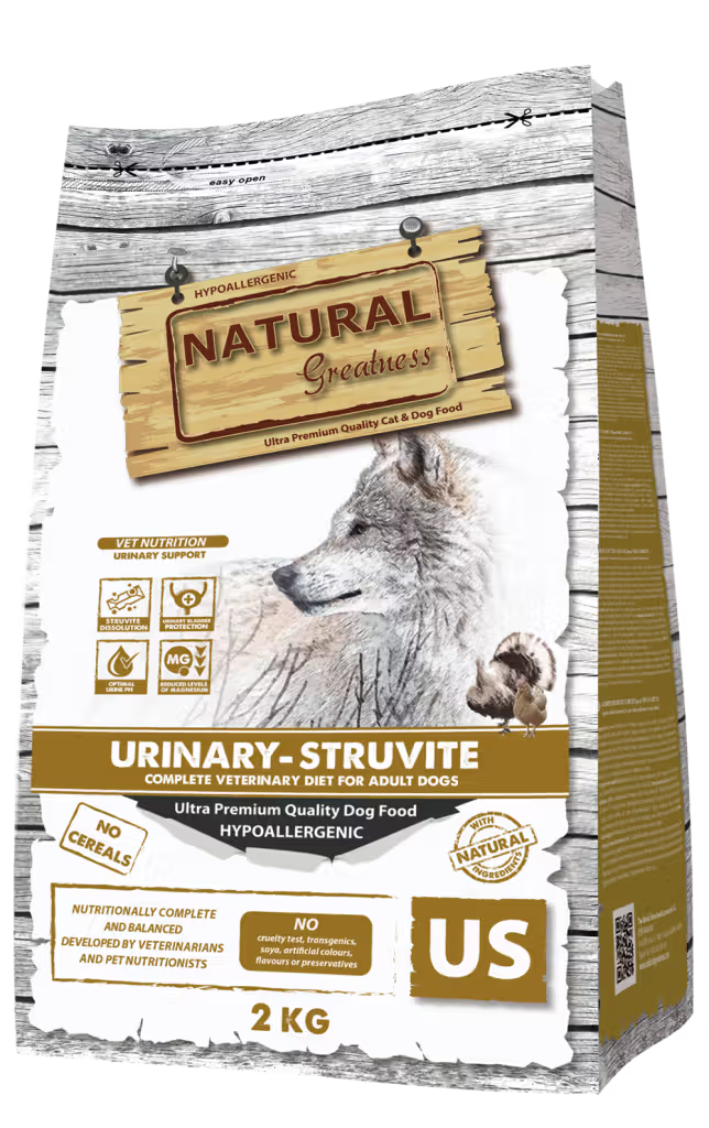 Natural Greatness Veterinary Urinary-Struvite Perro Pavo y Pollo Grain-Free - Pienso seco para perro con problemas urinarios