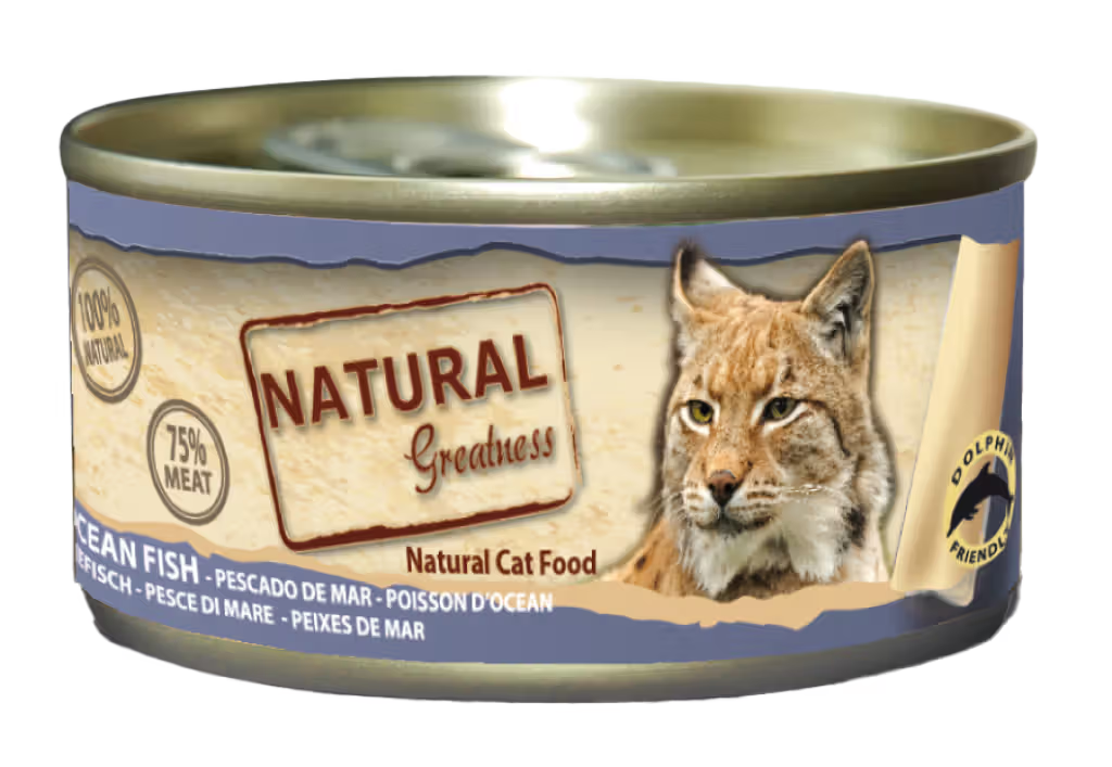 Natural Greatness Ocean Fish Gato Caballa y Atún - Comida húmeda para gato