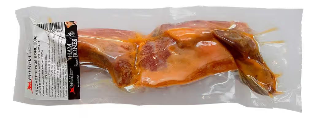 Petfield Classic The Natural Ham Bones Brochette Cão Presunto - Snack para cão