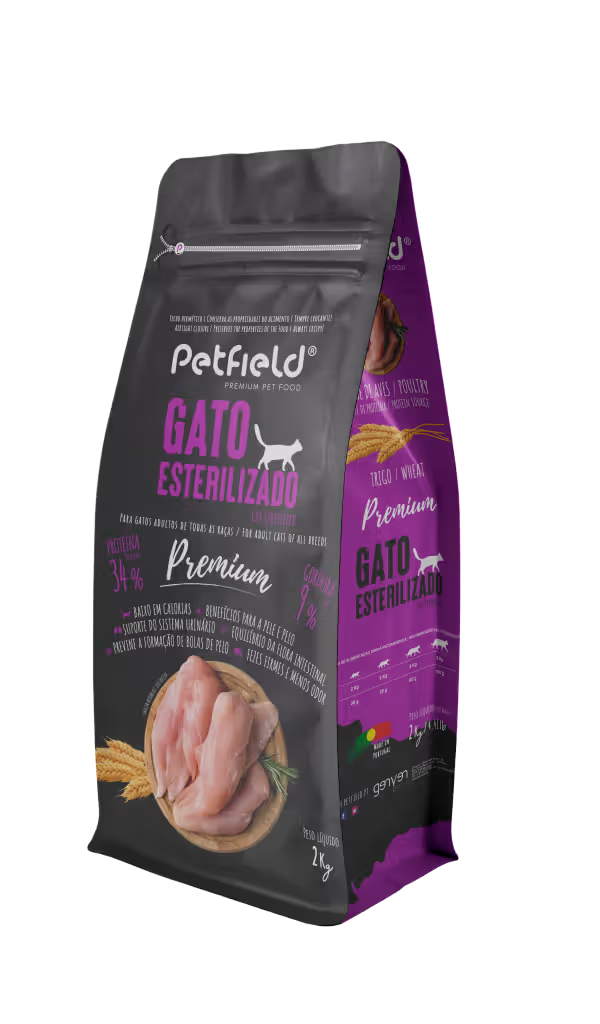 Petfield Premium Pet Food Gato Adulto Esterilizado Pollo - Pienso seco para gato esterilizado
