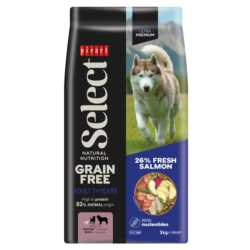 Picart Select Ultra Premium Senior Dog Grain-Free Salmon - Dry dog food