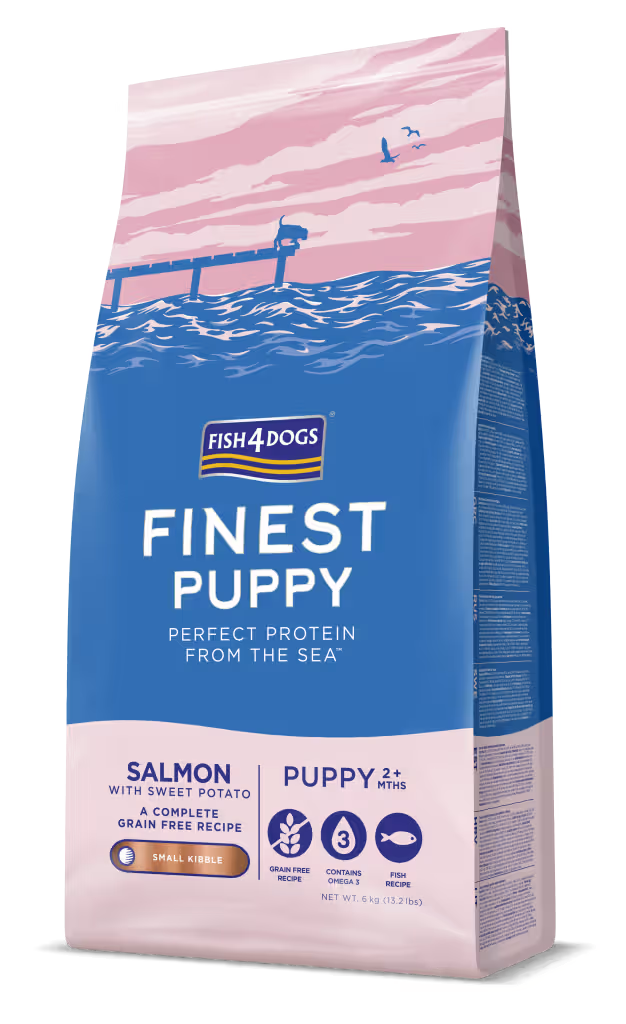 Fish4Pets Finest Perro Cachorro Salmón - Pienso seco para perro