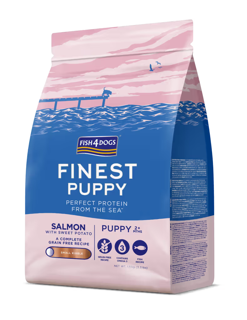 Fish4Pets Finest Perro Cachorro Salmón - Pienso seco para perro