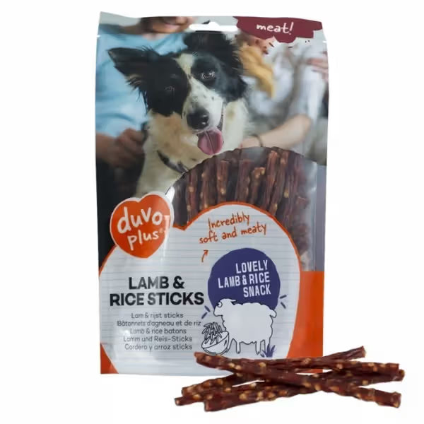 Duvo Plus Meat! Cão Cordeiro e Arroz - Snack para cão