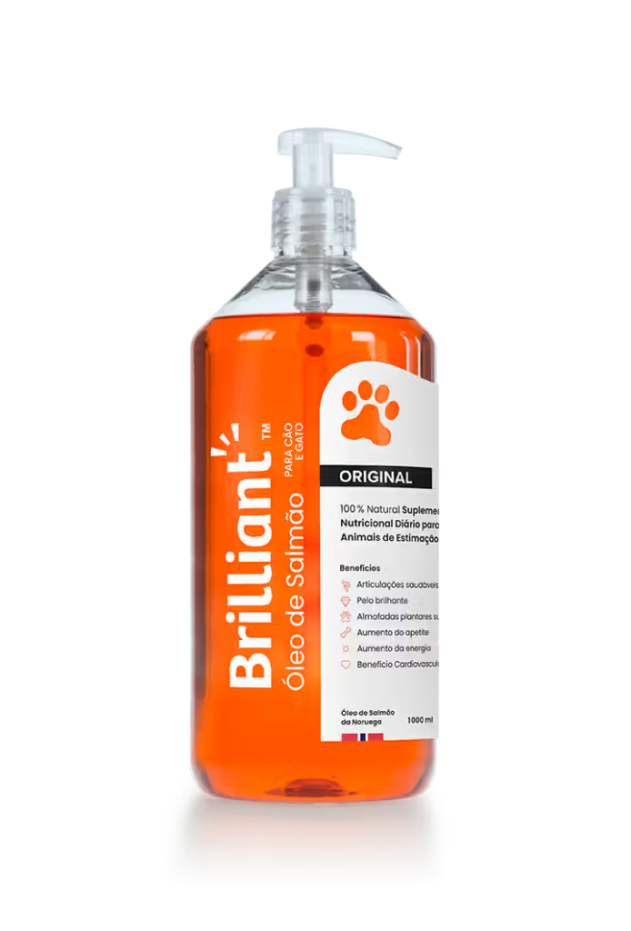HBC Brilliant Salmon Oil Cão e Gato Salmão - Snack para cão e gato