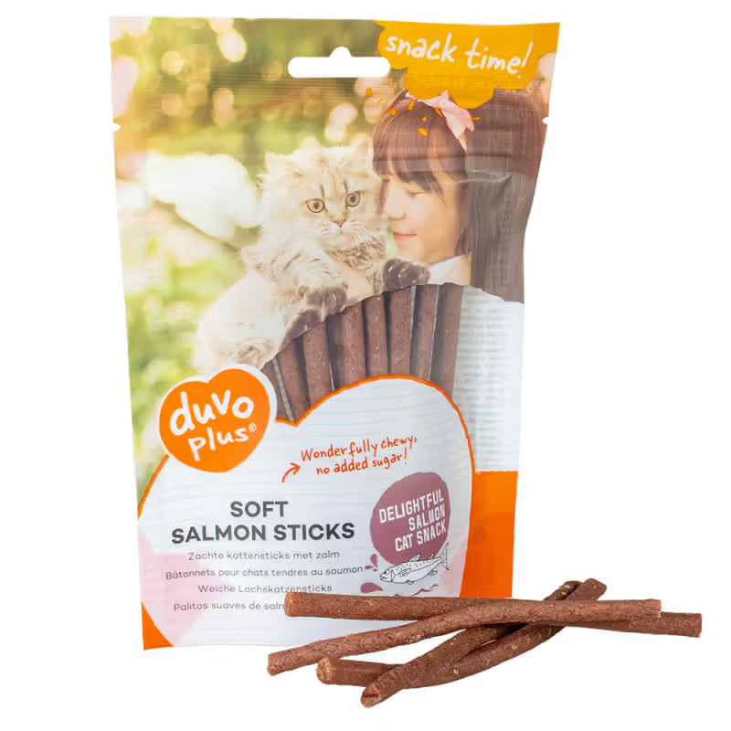 Duvo Plus Soft Sticks Cat Salmon - Cat snack
