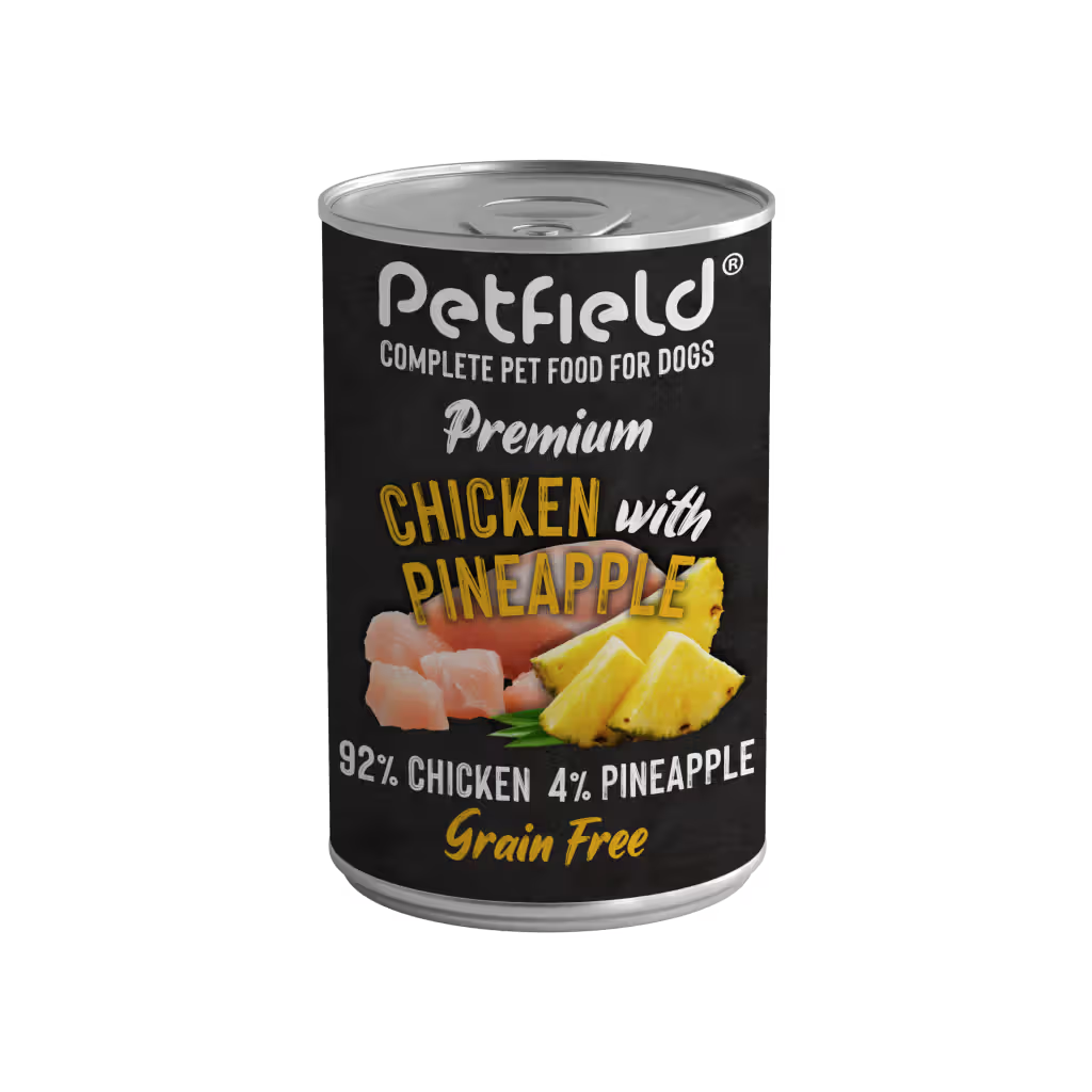 Petfield Premium Pet Food Perro Pollo y Piña - Comida húmeda para perro