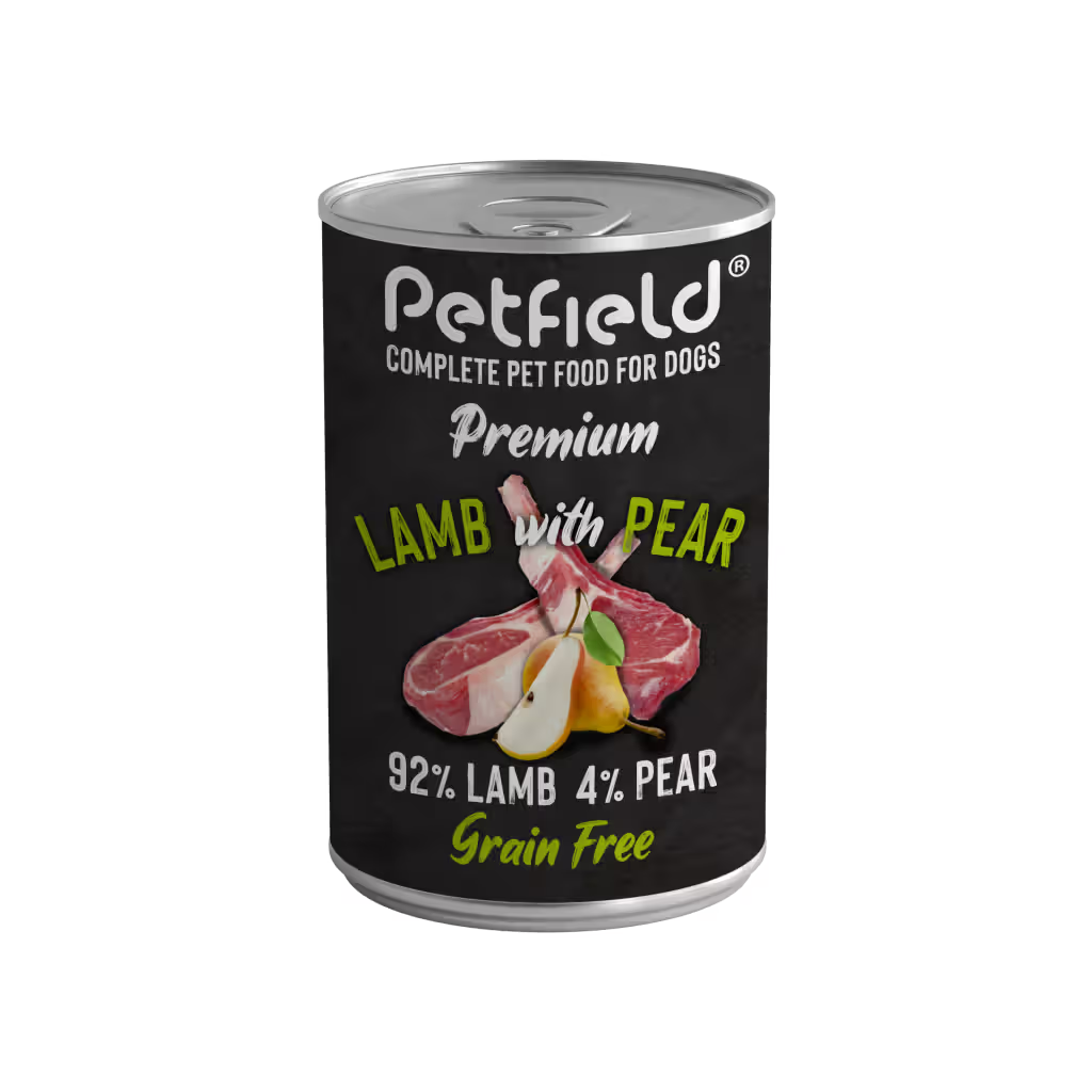 Petfield Premium Pet Food Perro Cordero y Pera - Comida húmeda para perro