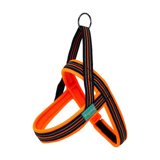 FREEDOG ARNES SOFT-SPORT NJ NEON - Arnês para cão 48-56 cm