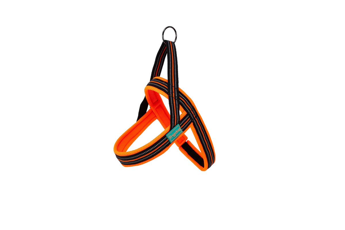 FREEDOG ARNES SOFT-SPORT NJ NEON - Arnês para cão 54-64 cm