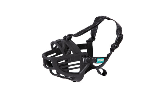 FREEDOG BOZAL ERGO PLUS NEGRO L 31CM CUELLO 20MMX - Açaime para cão 45 / 65 cm