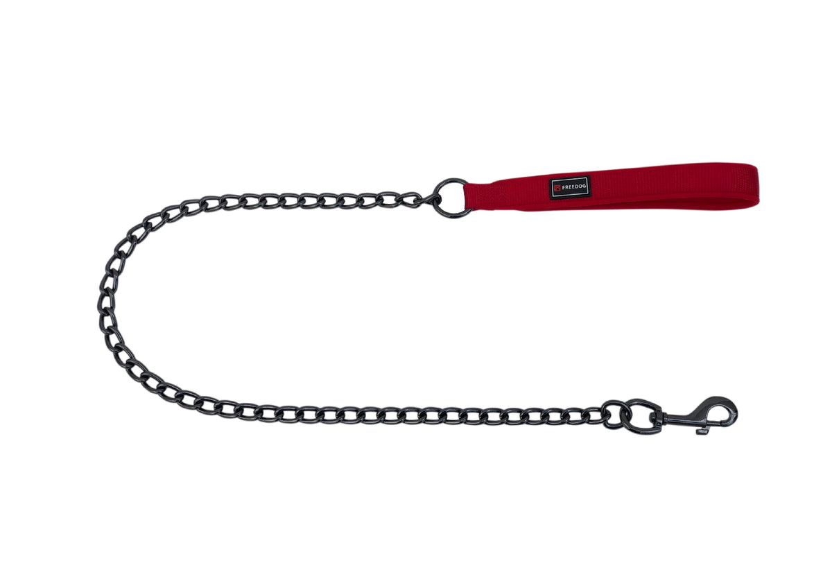 Dog Chow FREEDOG CORREA METALICO GUN ROJO - Collar para perro