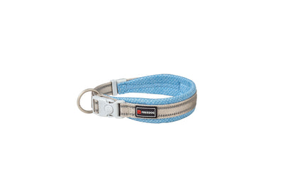 FREEDOG COLLAR SHIVA - Coleira para cão azul-celeste 15 mm x 35 / 50 cm
