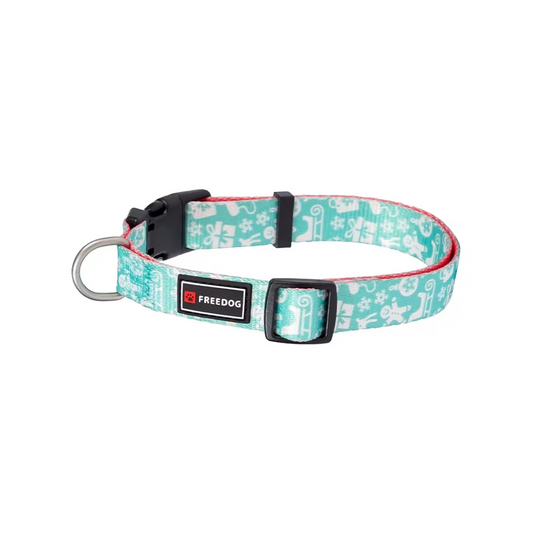 FREEDOG COLLAR BLUE GINGER COOKIE - Coleira para cão