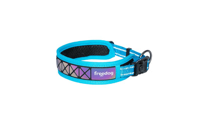 FREEDOG COLLAR BOREAL AZUL CAPRI 20 mm x 43 / 52 cm - Coleira para cão
