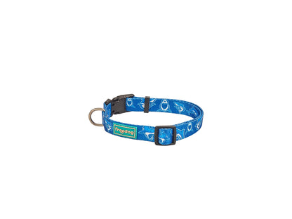 FREEDOG COLLAR BLUE SHARK S - Dog collar