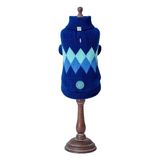 FREEDOG JERSEY BLUE RHOMBUS 40 cm - Dog jumper