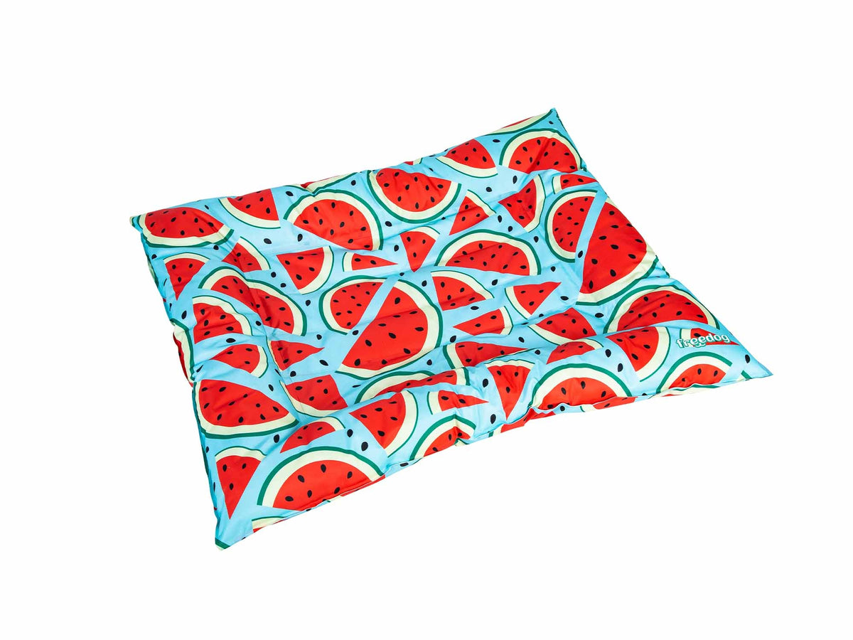 FREEDOG COOLING CUSHION WATERMELON RECYCLED - Cooling bed for dogs