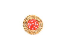 FREEDOG PELOTA ROJA CON CINTA 7 x 7 cm - Juguete para gato
