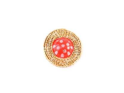 FREEDOG PELOTA ROJA CON CINTA 7 x 7 cm - Brinquedo para gato