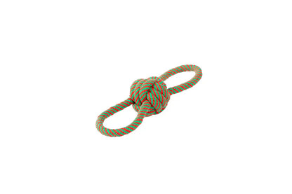 FREEDOG ROPE BALL CHRISTMAS DOBLE ASA - Brinquedo para cão