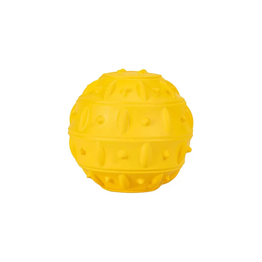 FREEDOG JUGUETE GOMA SNACK PELOTA TEAK 8 cm - Juguete para perro