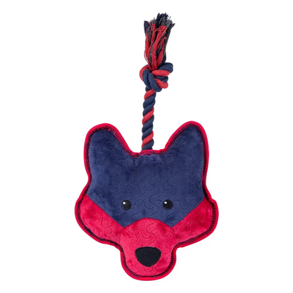 FREEDOG JUGUETE TOUGH FOX CON SONIDO Y CUERDA - Brinquedo para cão com som e corda