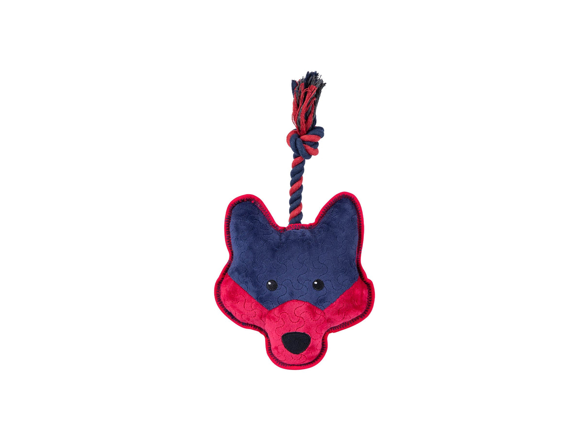 FREEDOG JUGUETE TOUGH FOX CON SONIDO Y CUERDA - Brinquedo para cão com som e corda
