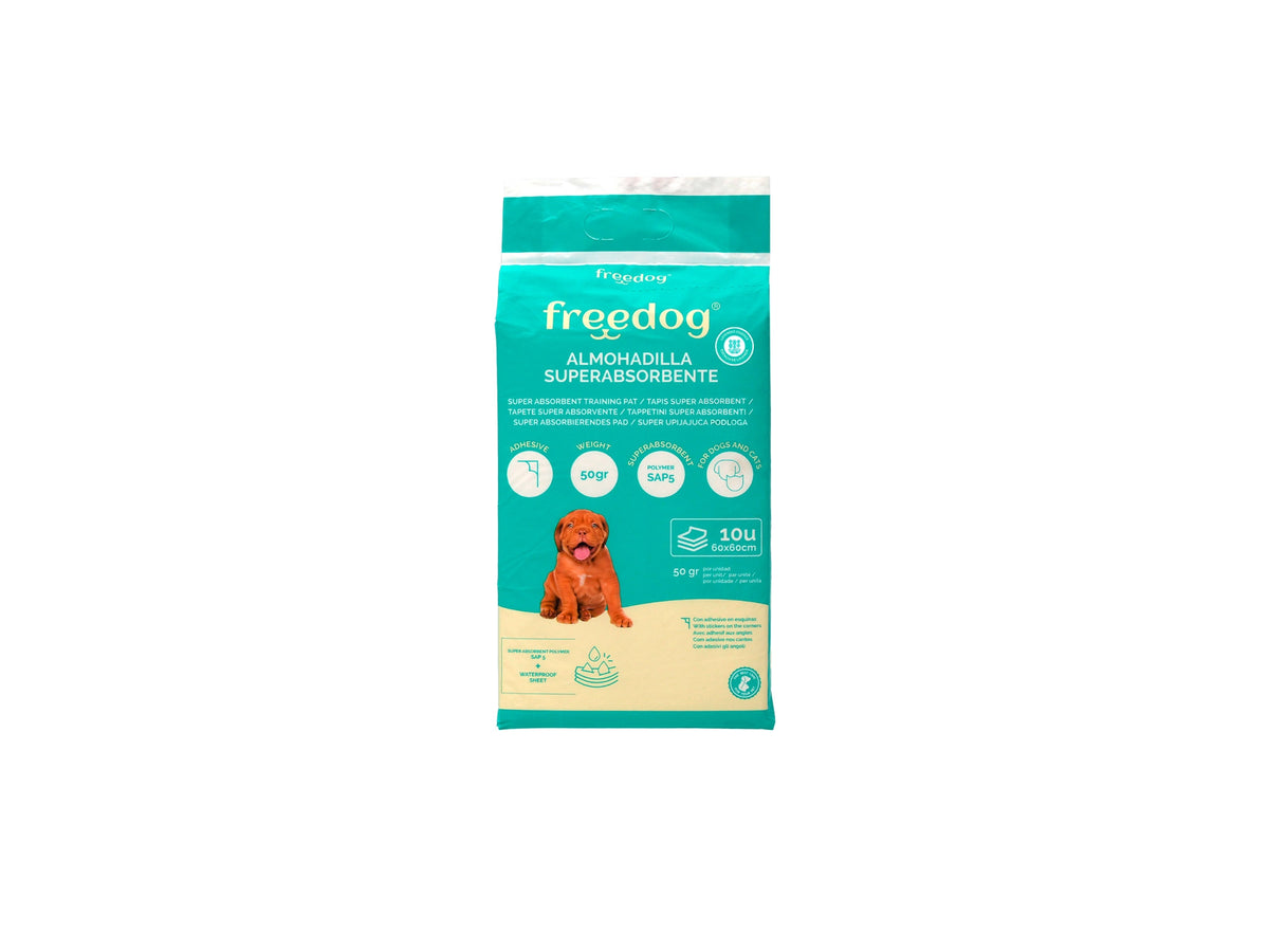 FREEDOG EMPAPADOR SUPER ABSORBENTE 10 unid - Training pad for dogs