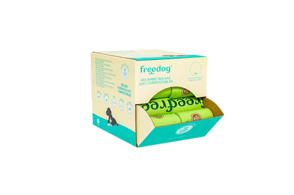 FREEDOG EXPOSITOR BOLSAS BIODEGRADABLES - Poop bags for dogs