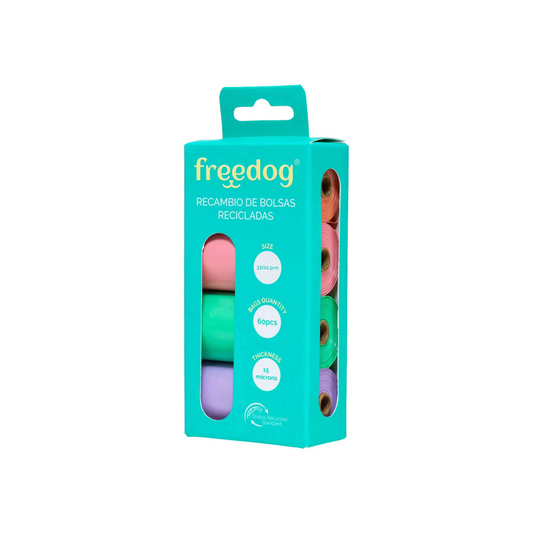 FREEDOG ECO RECAMBIO BOLSAS - Poo bags for dogs